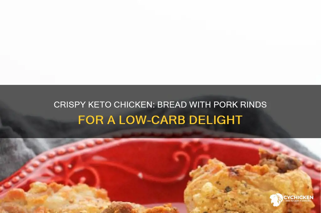 how to bread chicken with pork rinds