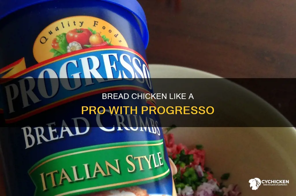 how to bread chicken with progresso bread crumbs