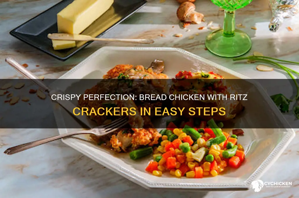 how to bread chicken with ritz crackers