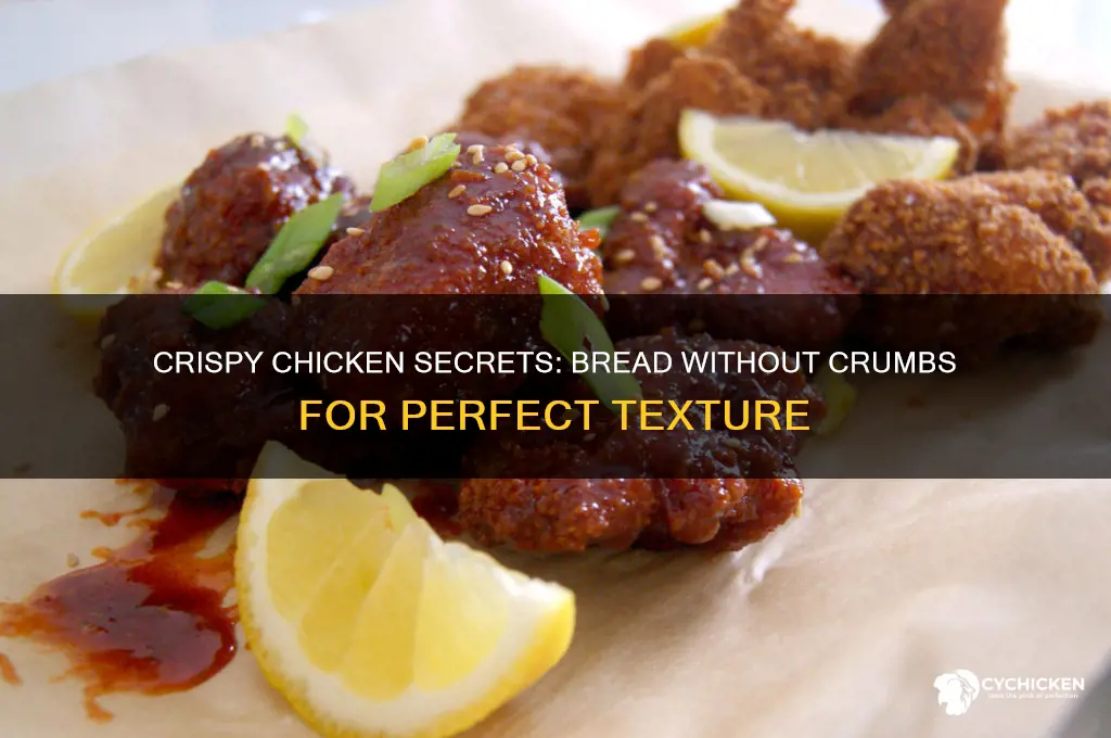 how to bread chicken without bread crumbs
