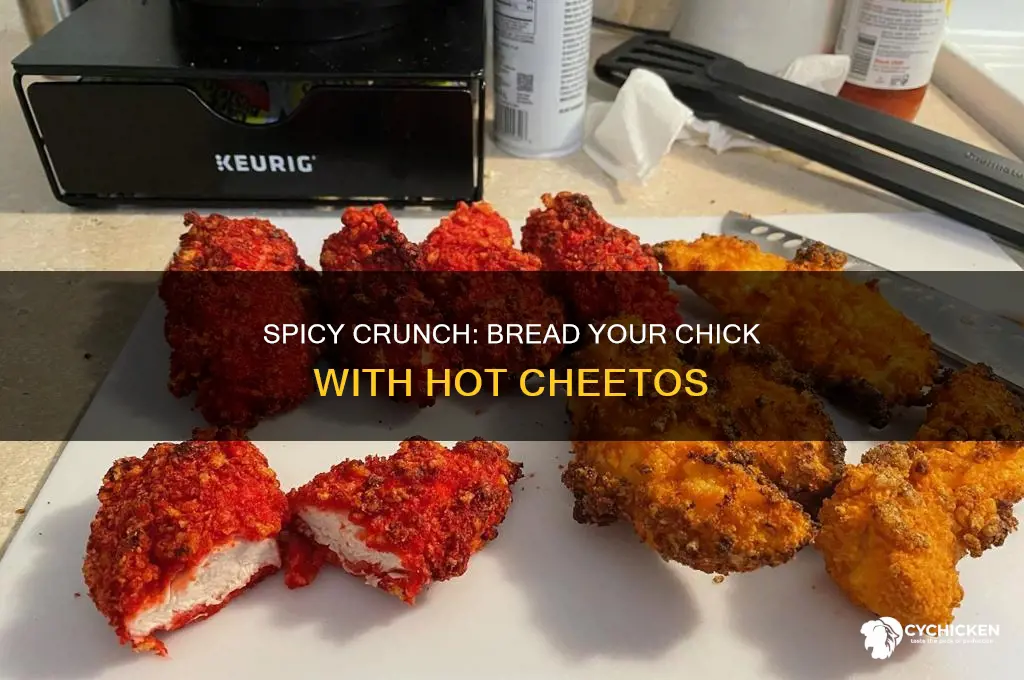 how to bread your chick with hot cheetos