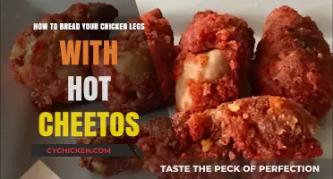 Spicy Crunchy Chicken: Bread with Hot Cheetos!