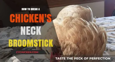 Breaking a Chicken's Neck: The Broomstick Method