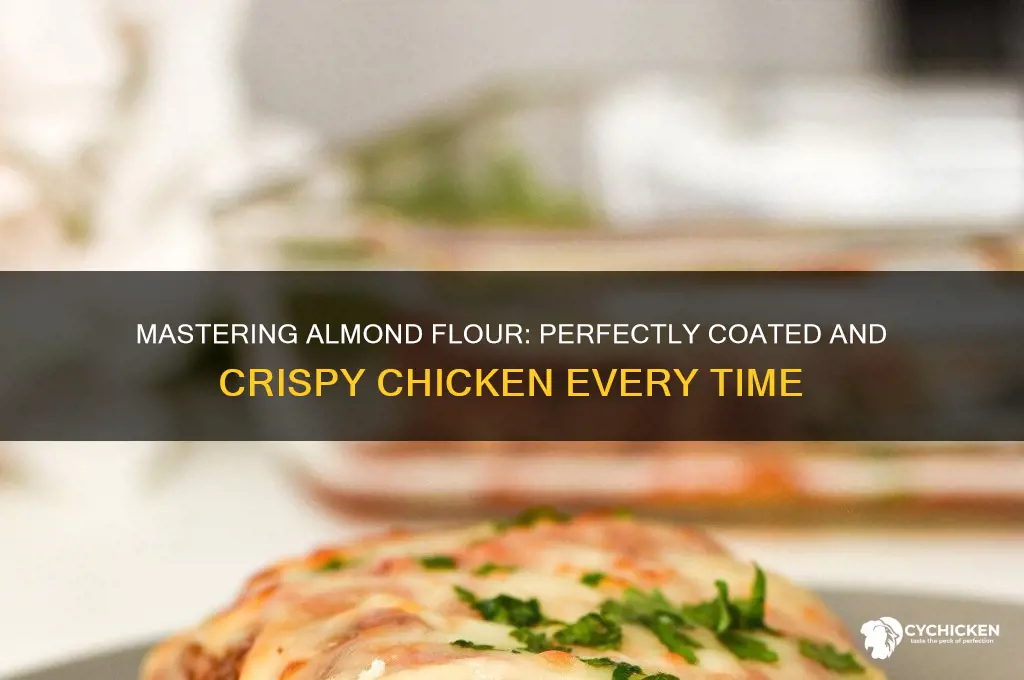 how to break chicken with almond flour