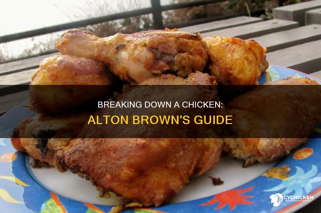 how to break down a chicken alton brown