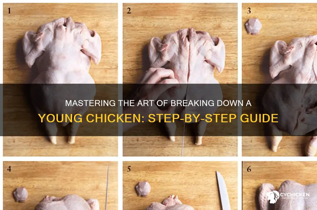 how to break down a young chicken