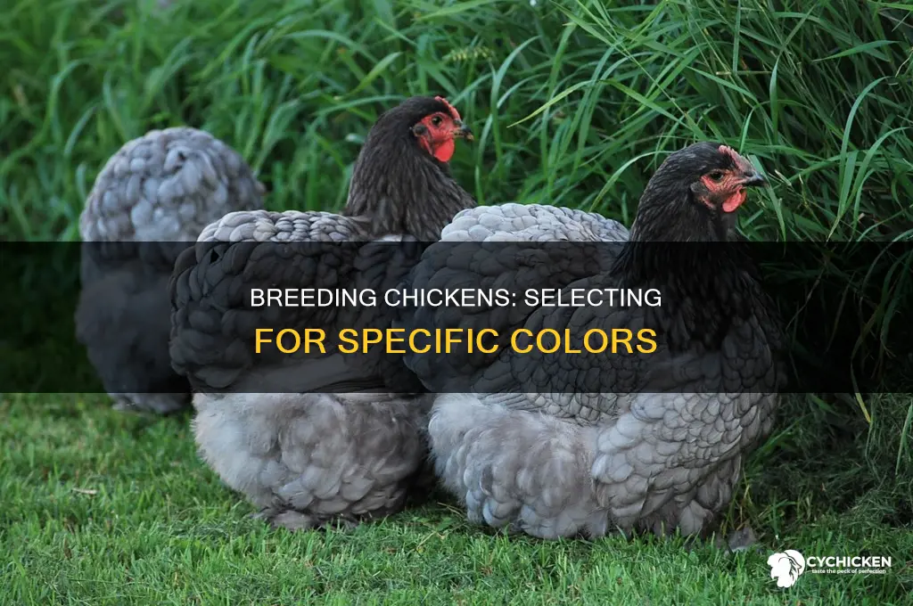 how to breed for a certain color chicken
