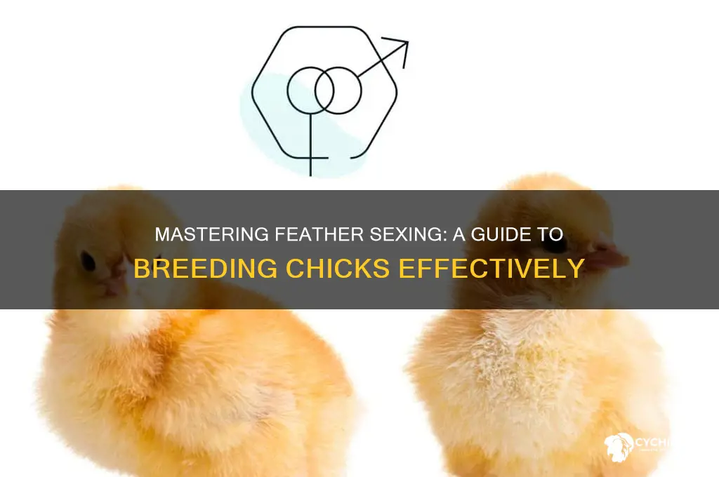 how to breed for feather sexing chicks