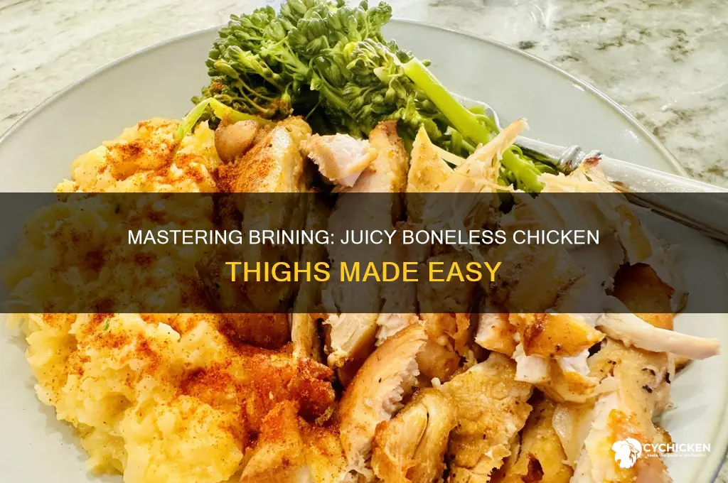 how to brine boneless chicken thighs
