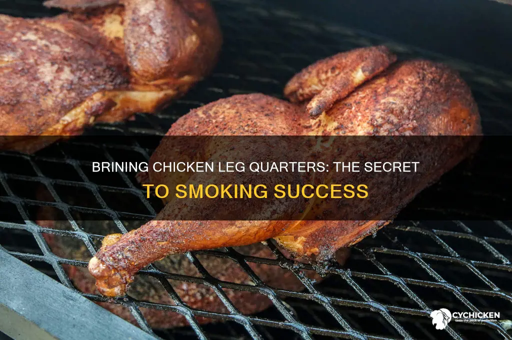 how to brine chicken leg quarters for smoking