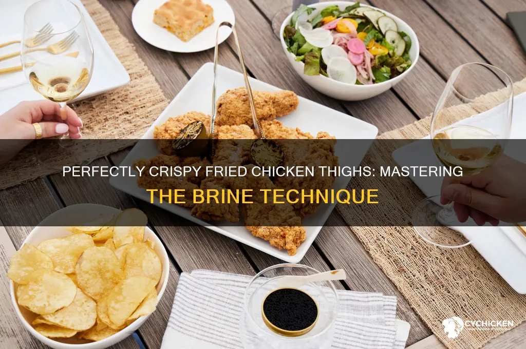 how to brine chicken thighs for frying