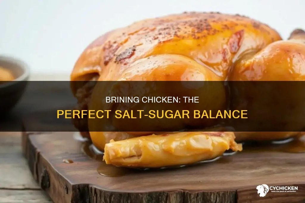 how to brine chicken with salt and sugar