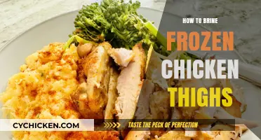 Perfectly Juicy Brined Frozen Chicken Thighs: A Simple Cooking Guide