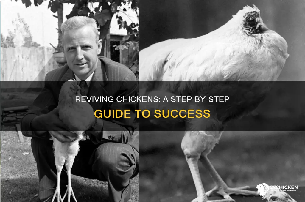 how to bring a chicken back to life