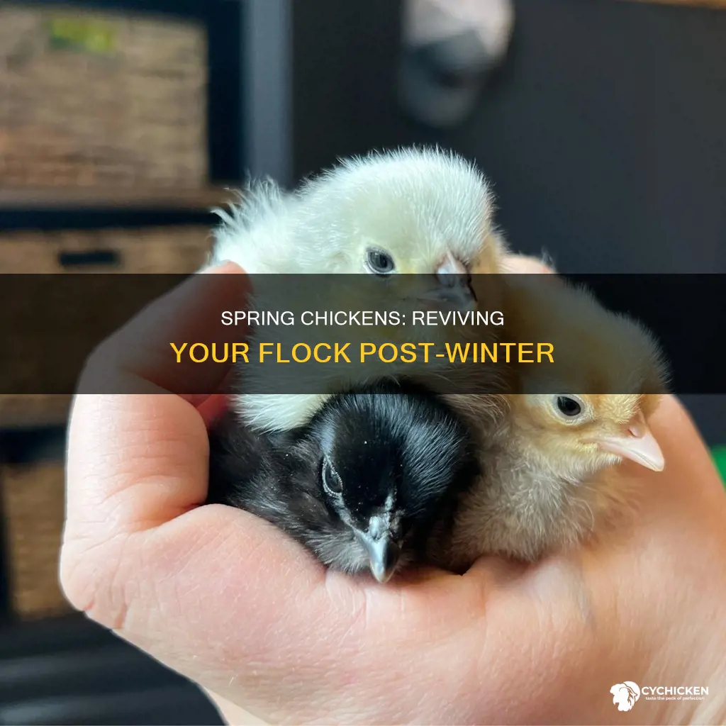 how to bring back chicks and hens after winter