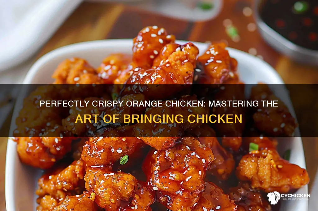 how to bring chicken for orange chicken