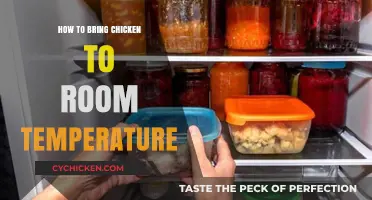 Quick Tips for Safely Bringing Chicken to Room Temperature