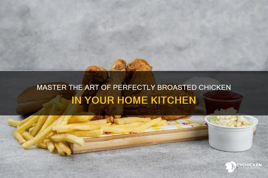 how to broast a chicken at home