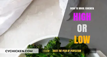 Mastering Broiled Chicken: High or Low Heat for Perfect Results