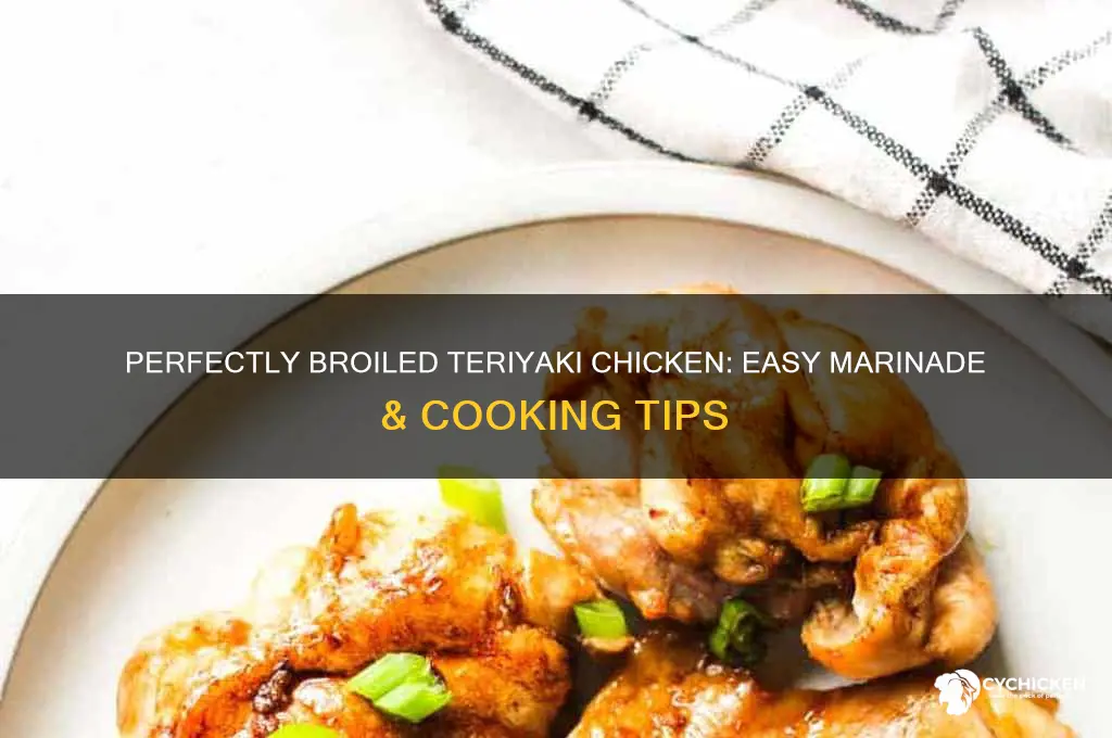 how to broil chicken with teriyaki marinade