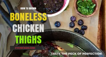 Perfectly Crispy: Mastering the Art of Browning Boneless Chicken Thighs