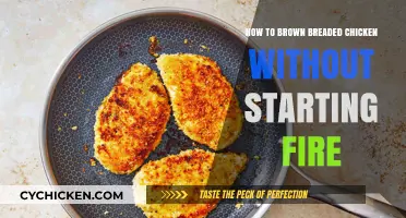 Brown Breaded Chicken: Avoid Fire, Get Golden Goodness