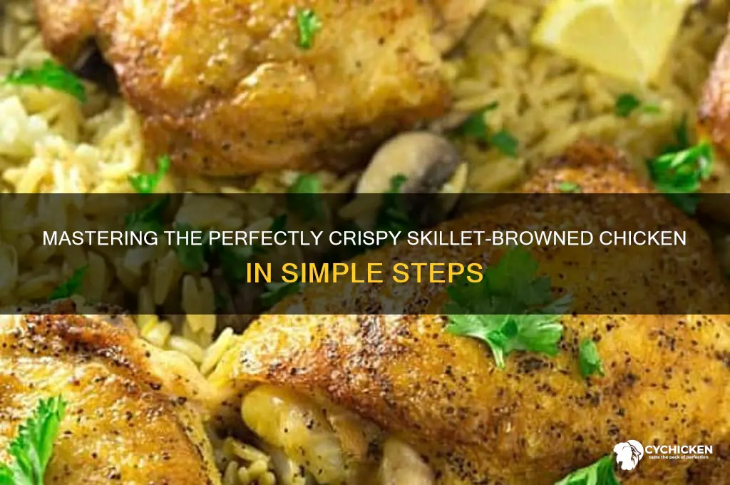 how to brown chicken in a skillet