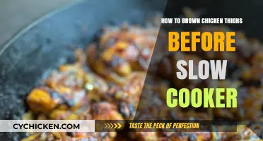 Perfectly Browning Chicken Thighs for Slow Cooker Success: A Simple Guide