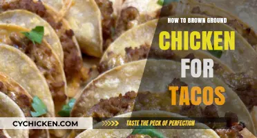 Perfectly Browning Ground Chicken for Tacos: Tips and Techniques
