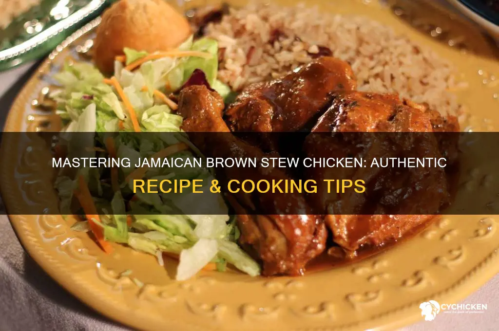 how to brown stew chicken jamaican style