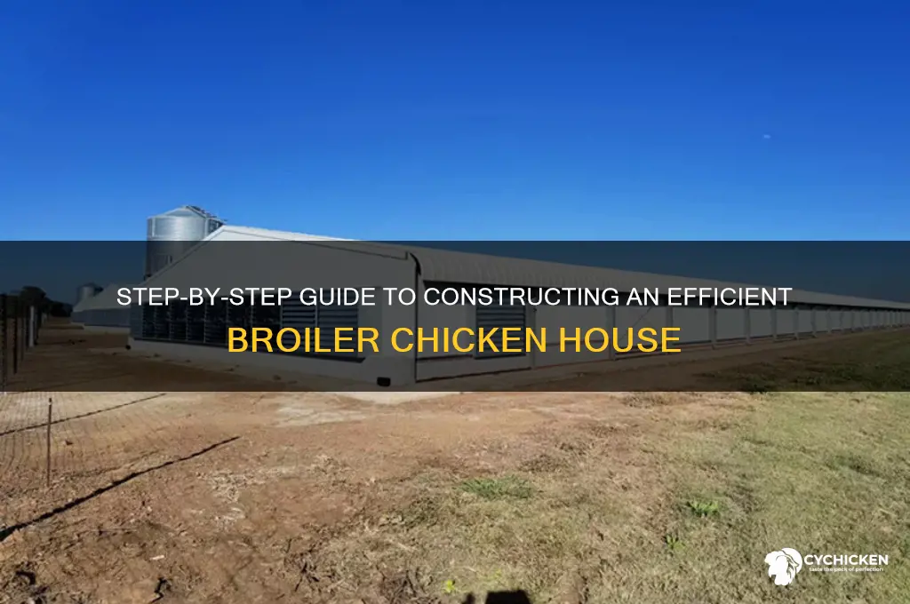 how to build a broiler chicken house