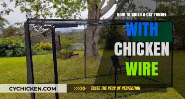 Creating a Cat Tunnel: Chicken Wire Construction