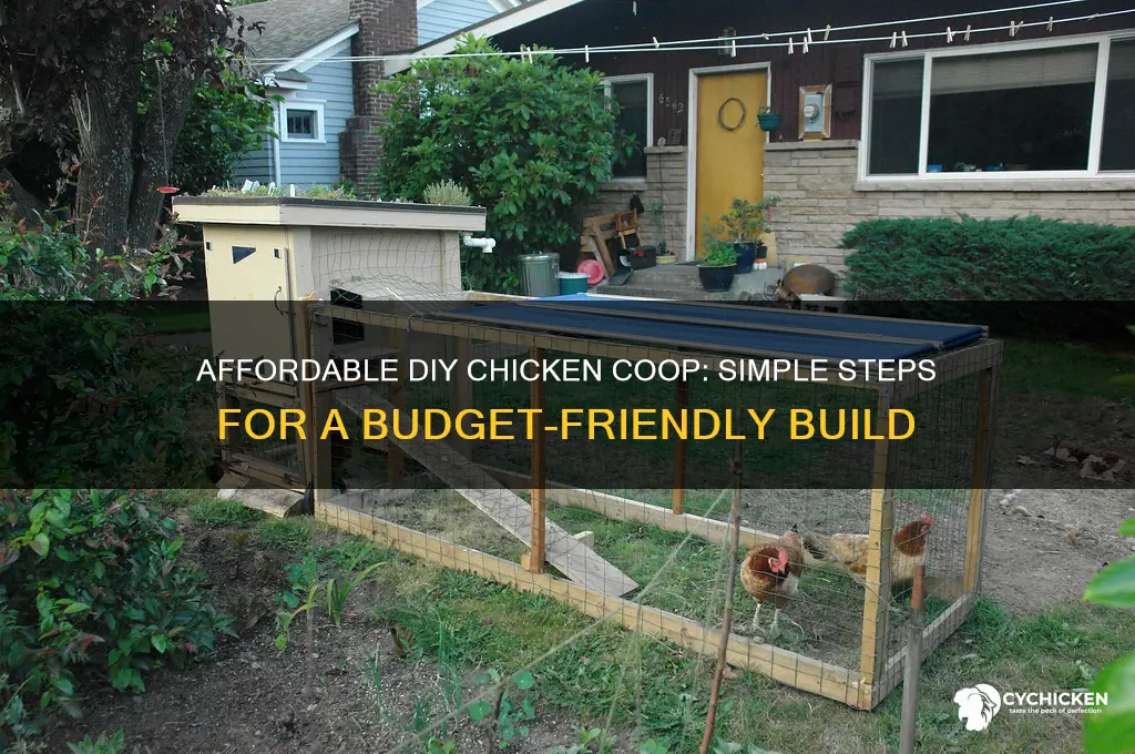 how to build a cheap chicken house