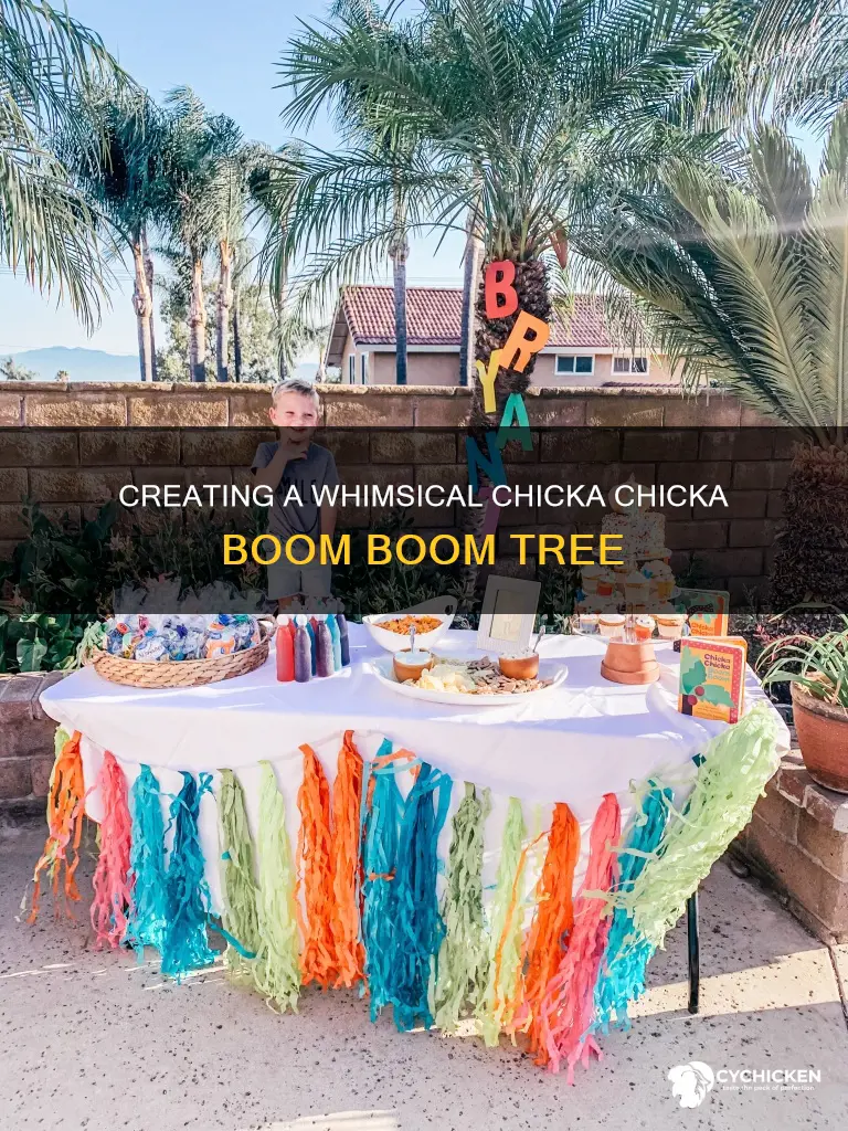 how to build a chicka chicka boom boom tree
