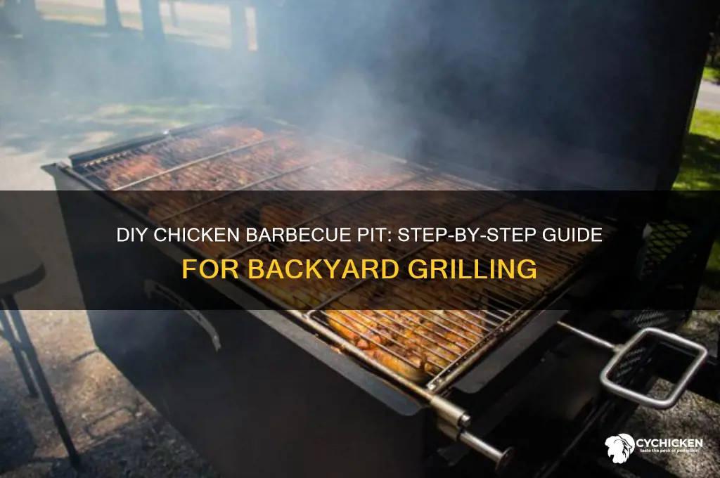 how to build a chicken barbecue pit