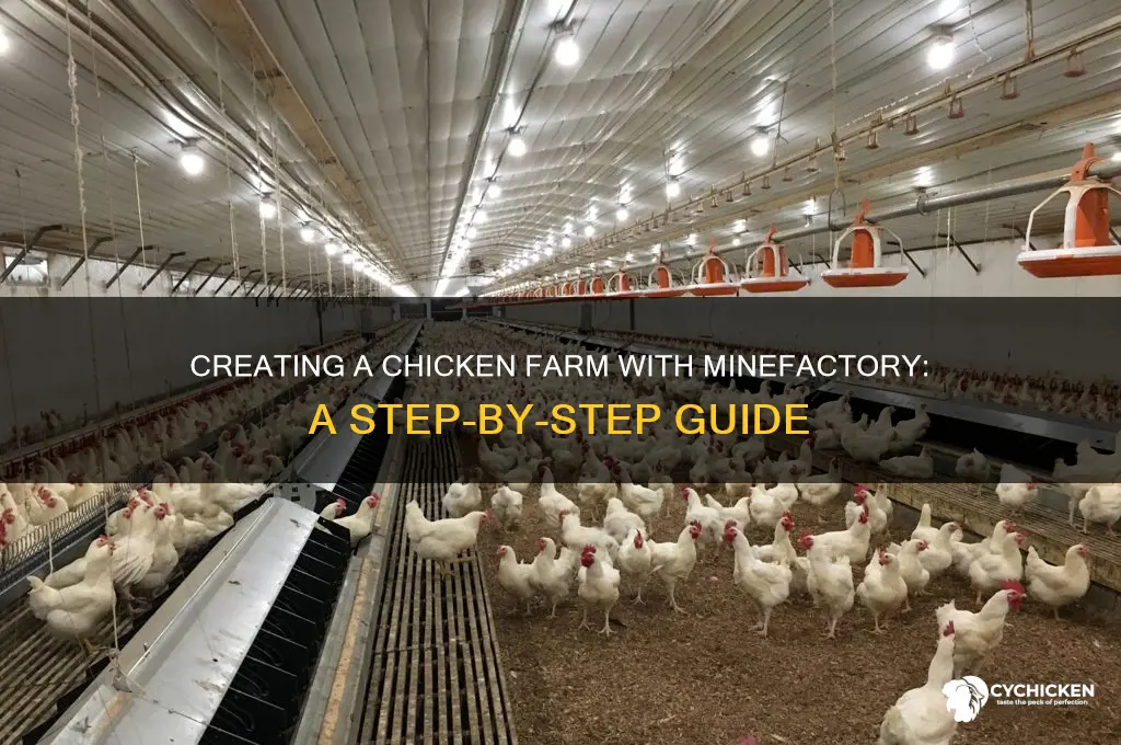 how to build a chicken farm with minefactory