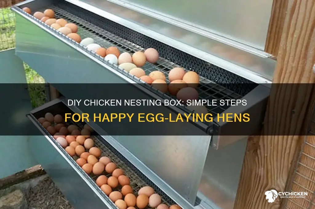 how to build a chicken laying box