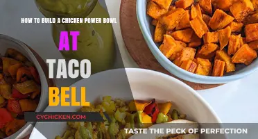 Customizing a Chicken Power Bowl at Taco Bell