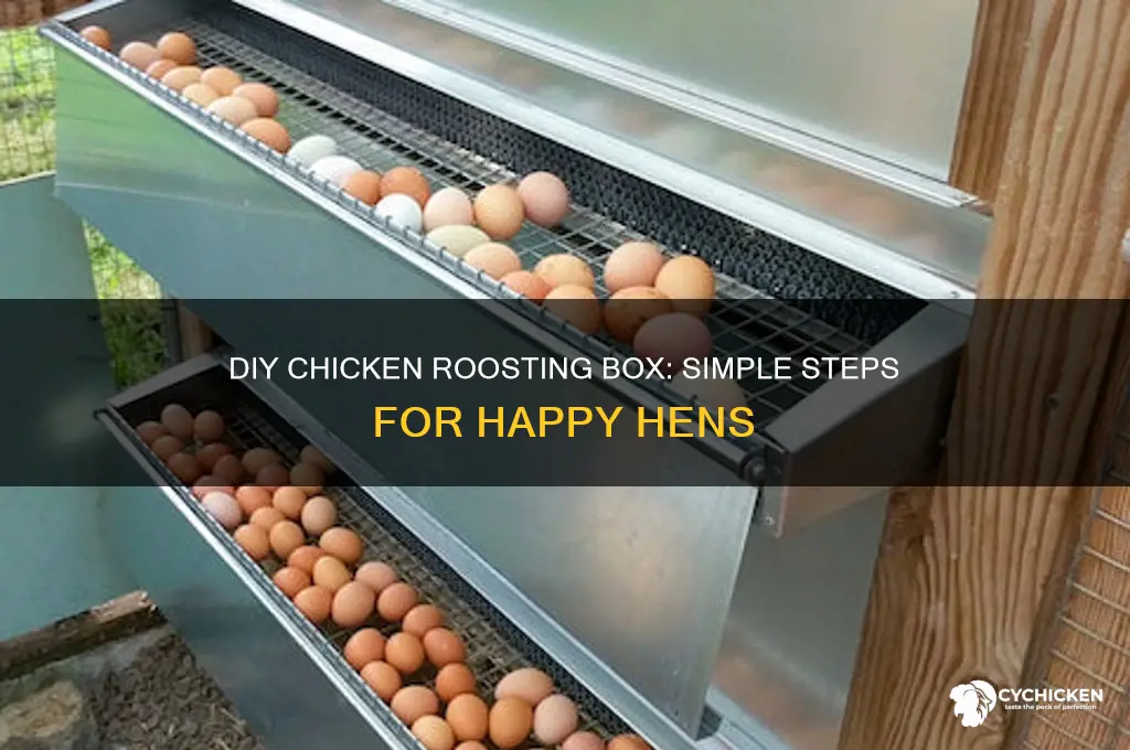 how to build a chicken roosting box