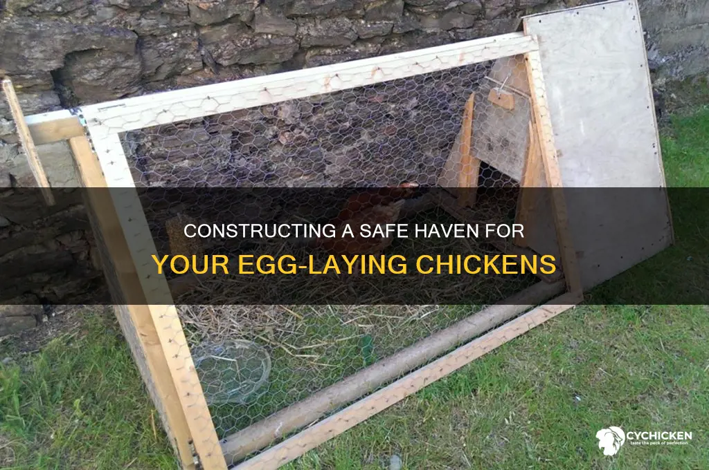 how to build a chicken run for layers