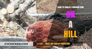 Constructing a Chicken Run on a Hillside