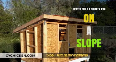 Constructing a Chicken Run on a Sloping Landscape