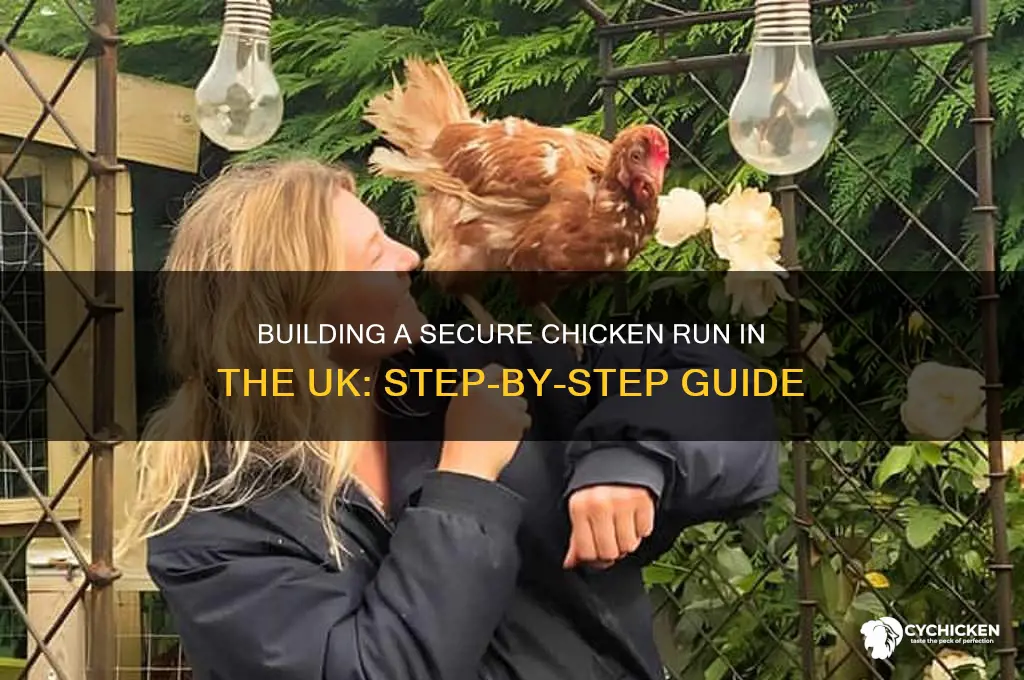 how to build a chicken run uk