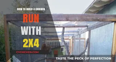Constructing a Spacious Chicken Run with 2x4s