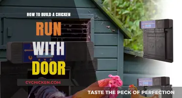 Constructing a Chicken Run: Door Installation Guide