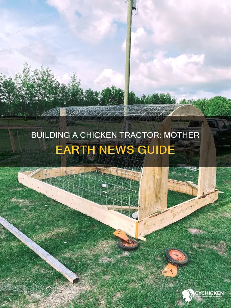 how to build a chicken tractor mother earth news