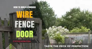 Building a Chicken Wire Fence Door: Easy Access to Your Coop
