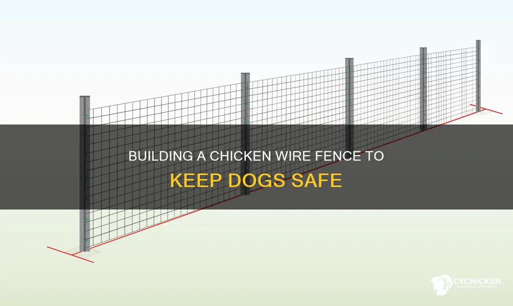 how to build a chicken wire fence for dogs