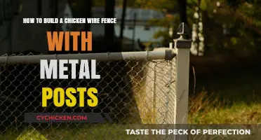 Building a Chicken Wire Fence: Metal Posts Guide