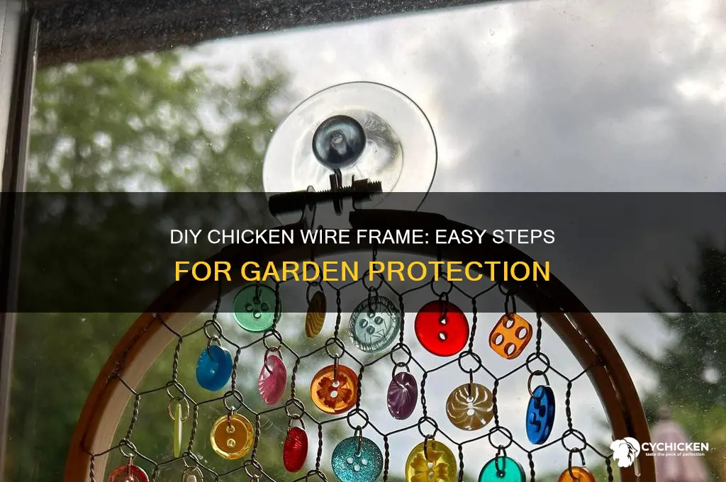 how to build a chicken wire frame